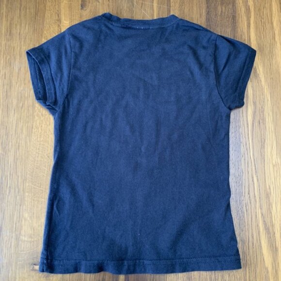 HARLEY DAVIDSON Winged Skull & Roses T-Shirt Girls 2 2T Black Tee Top Toddler - Picture 3 of 4